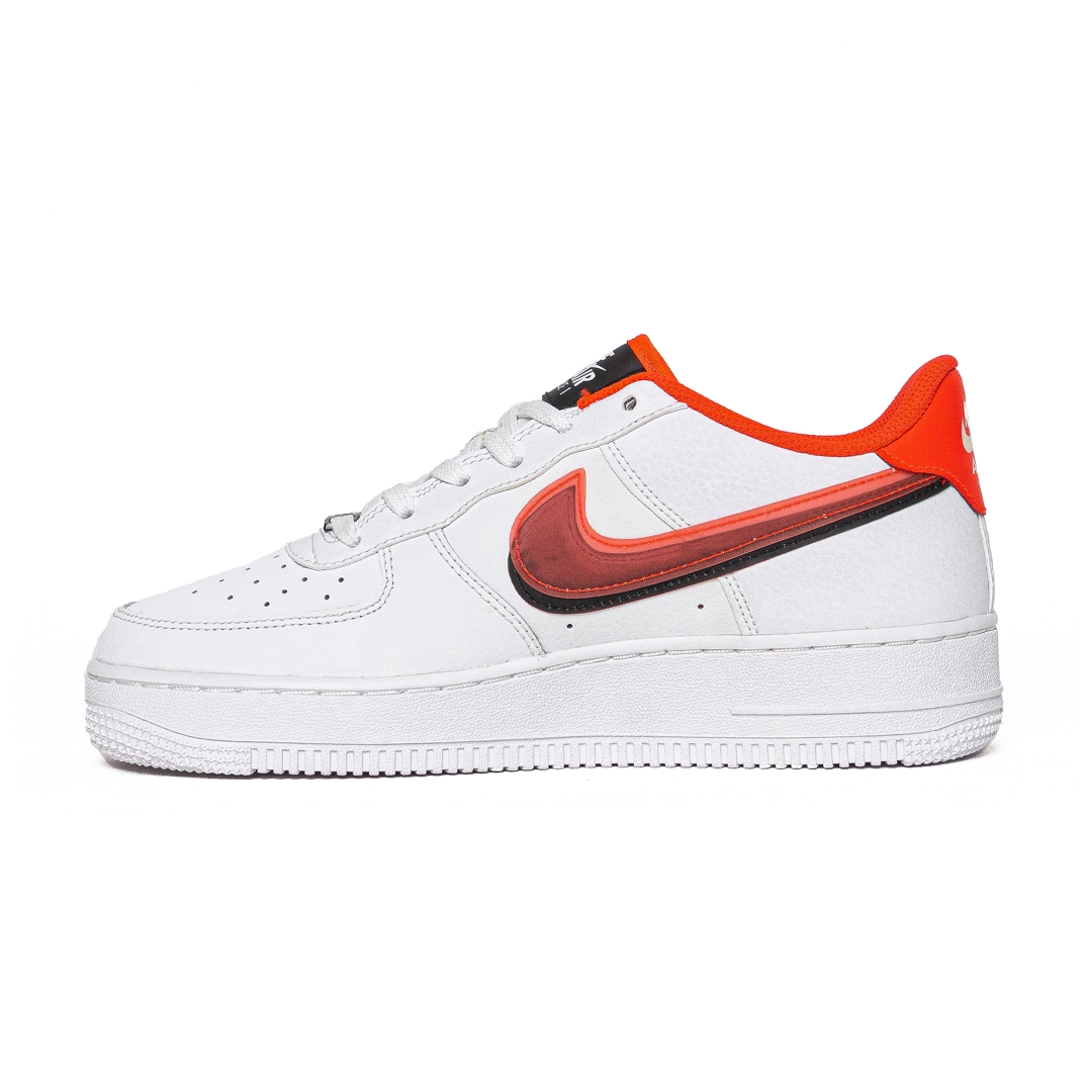 Nike Air Force 1 LV8 GS Double Swoosh Bright Crimson - CW1574-101