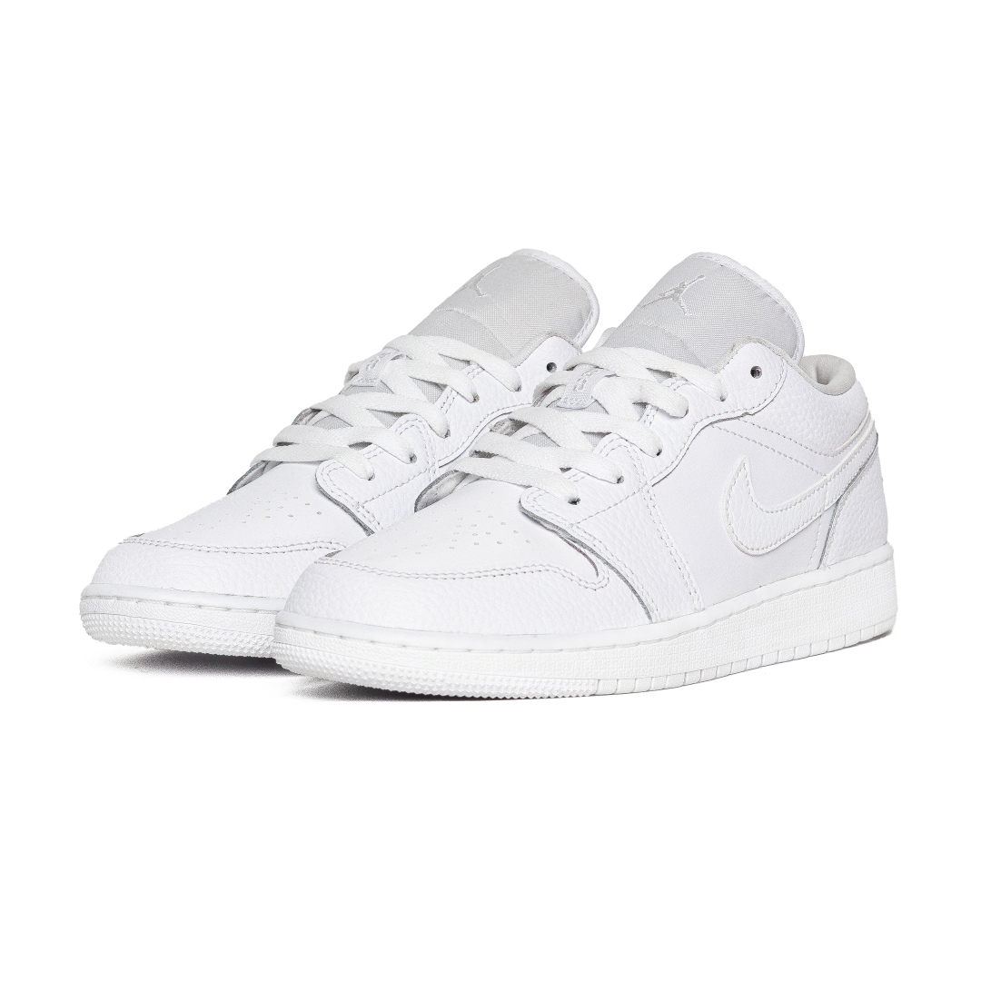 Nike Air Jordan 1 Low Alll White GS 553560 130