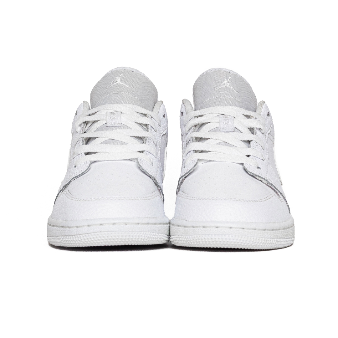 Nike Air Jordan 1 Low Alll White GS 553560 130