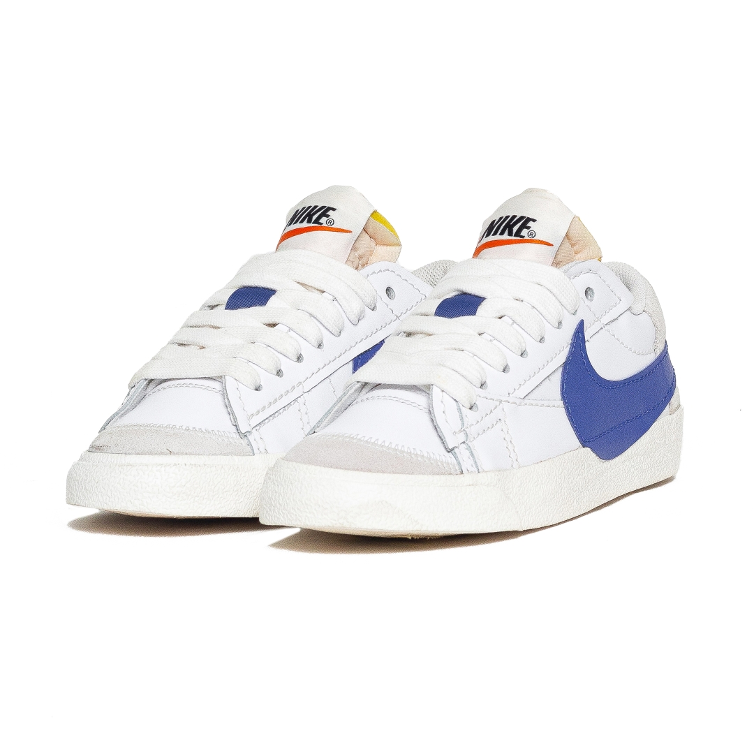 Nike Blazer Jumbo  Low 77 White Old Royal- DQ8768-100