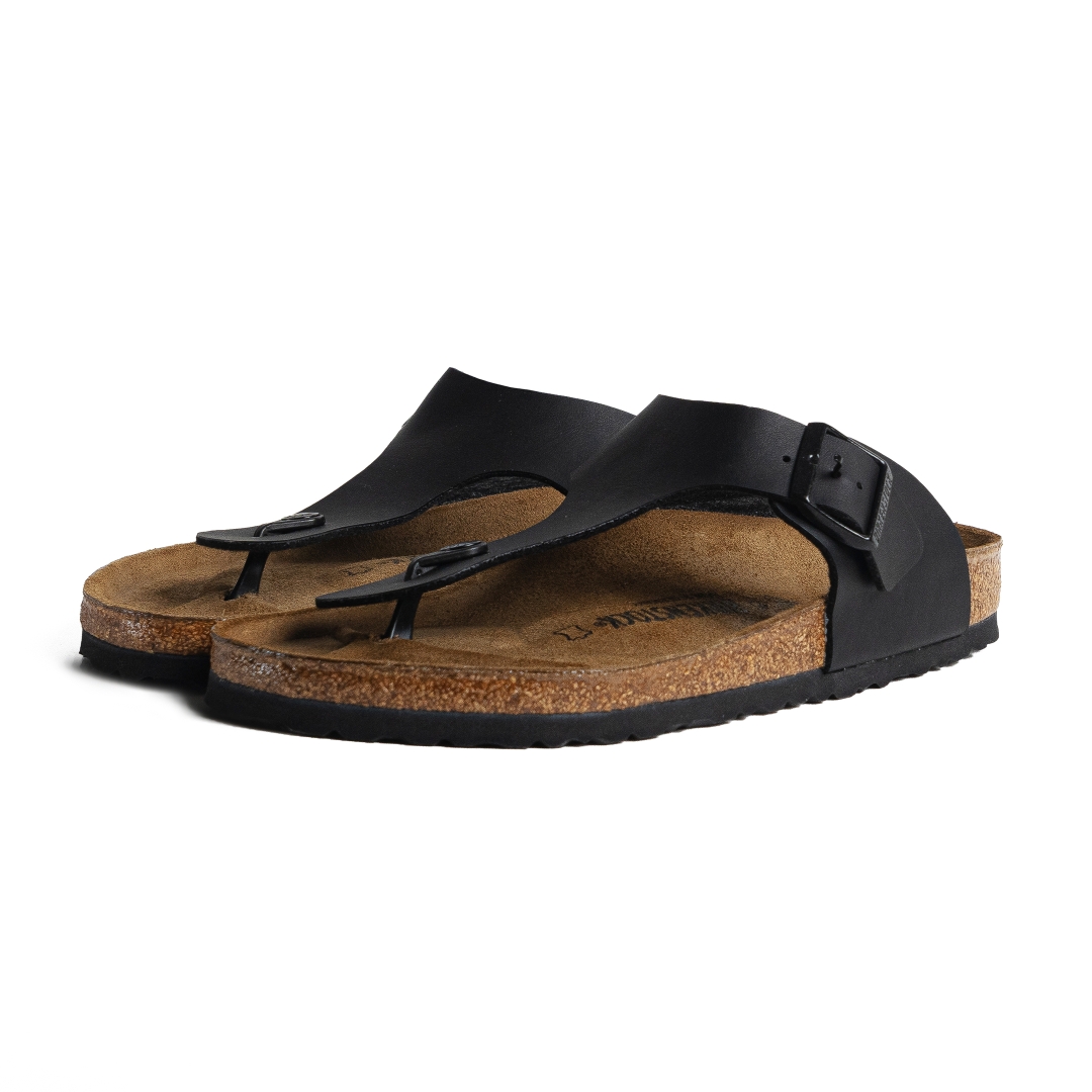 Dép Birkenstock Gizeh Birko Flor ‘Black’ 43691