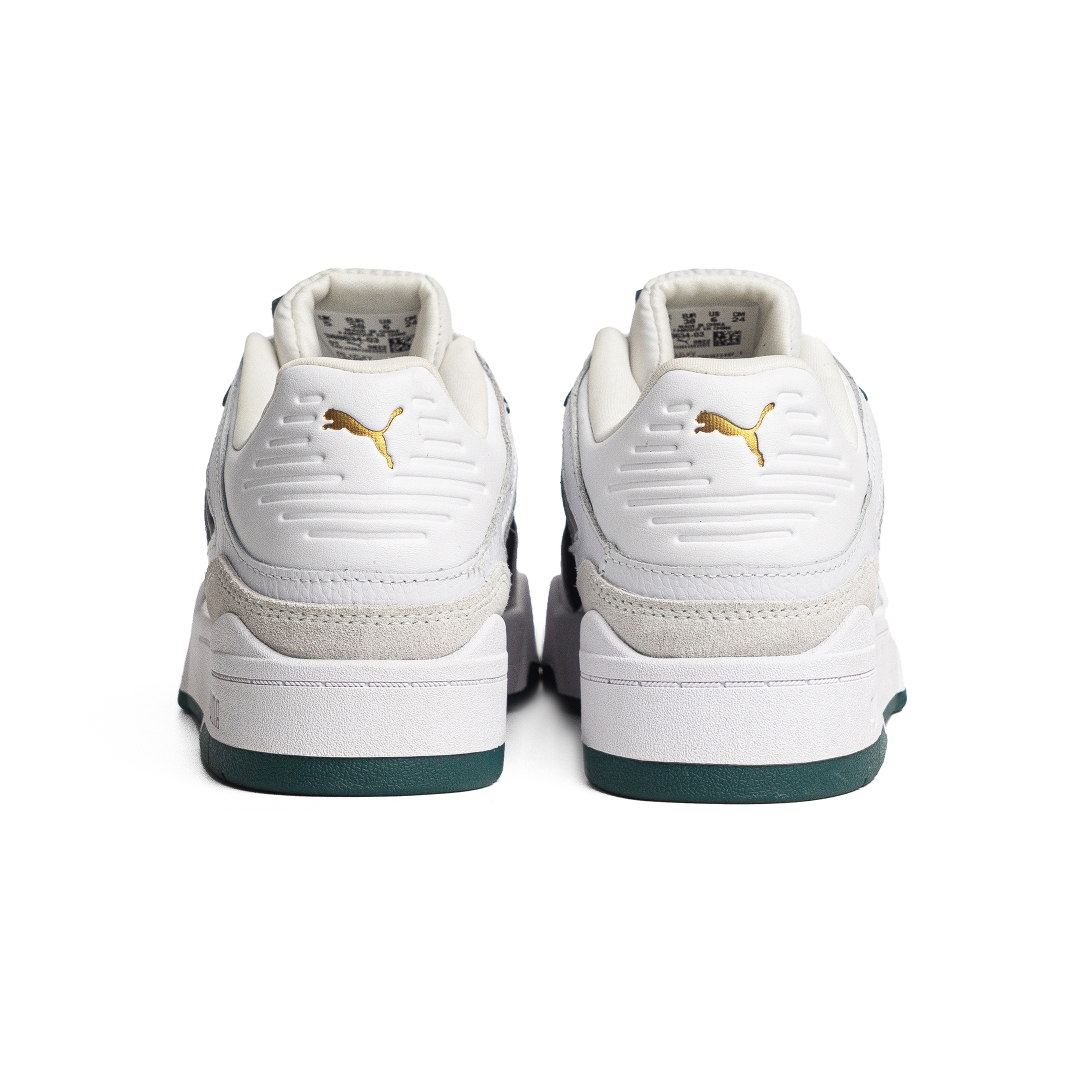 Puma Slipstream Lo Suede White Varsity Green 388634-03