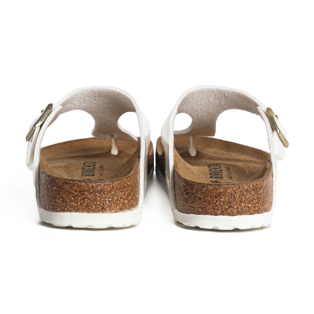 Dép Birkenstock Gizeh Birko Flor ‘White’ 745531
