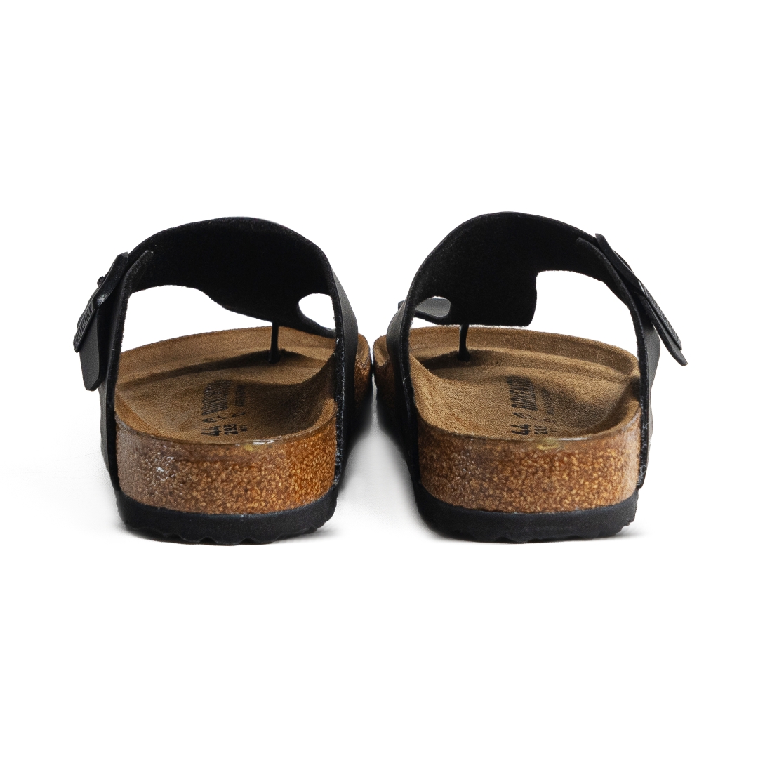 Dép Birkenstock Gizeh Birko Flor ‘Black’ 43691