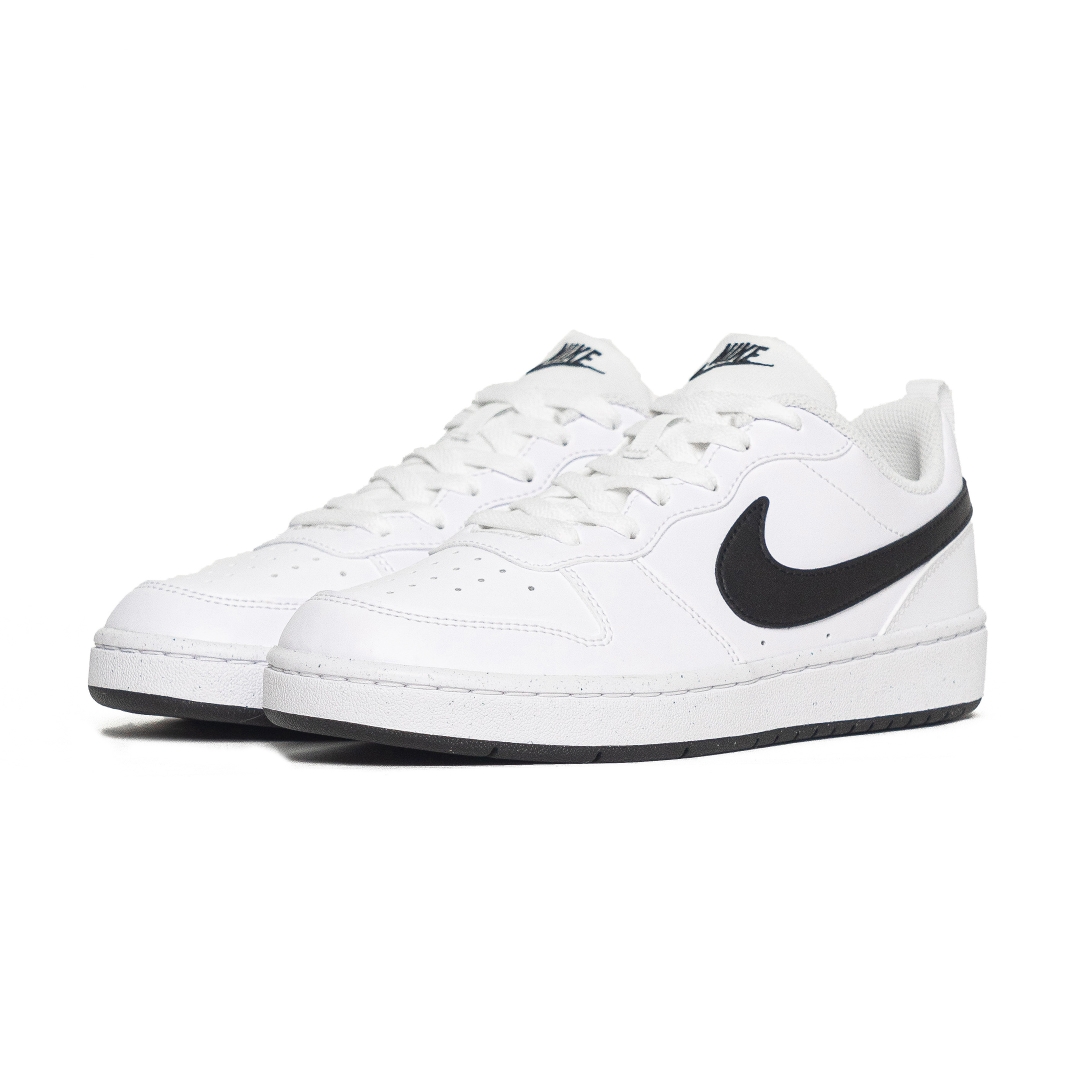 Nike Court Borough Low 2 White Black - BQ5448-104