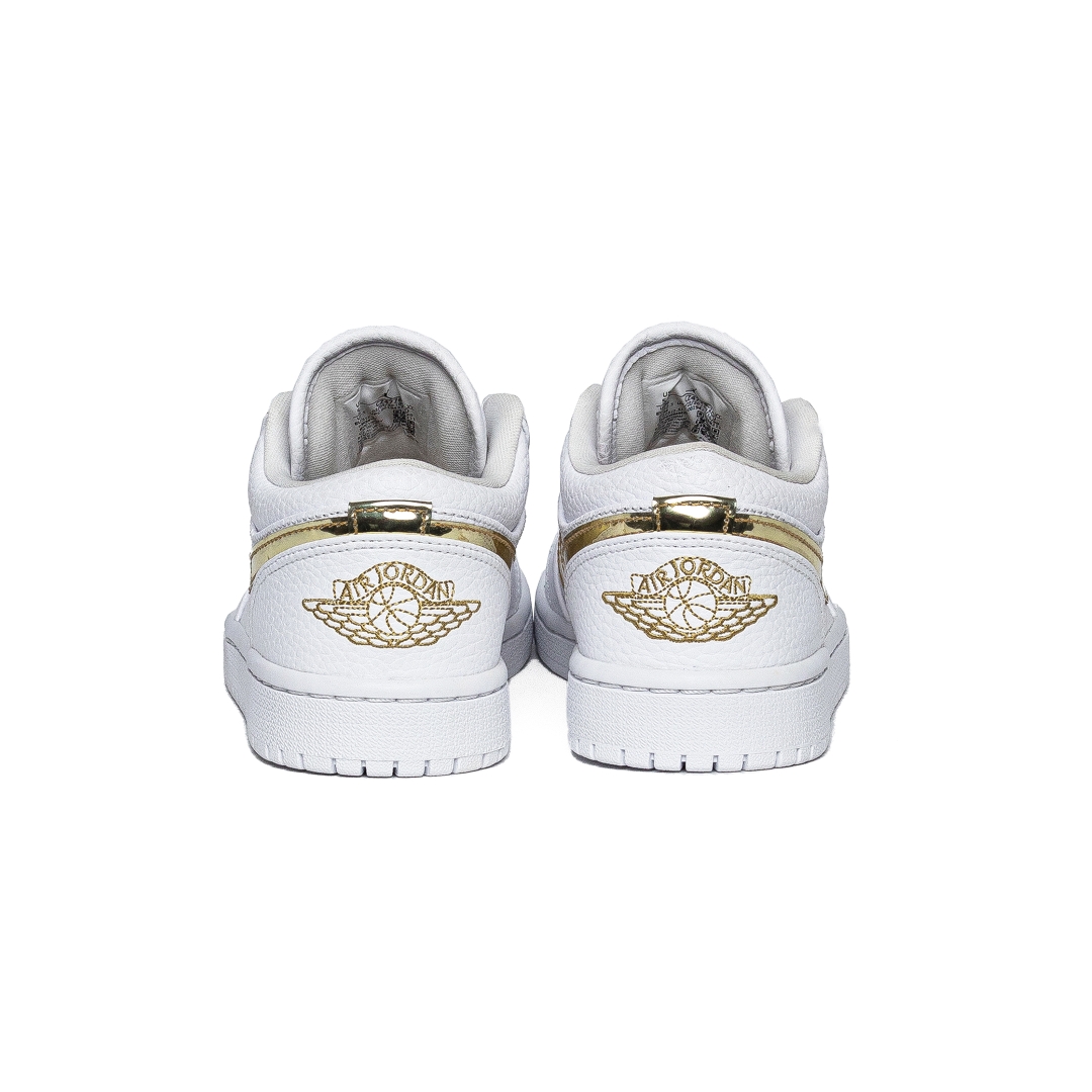 Nike Air Jordan 1 Low White Metallic Gold CZ4776-100