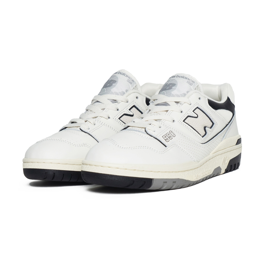 New Balance 550 Cream Black BB550LWT
