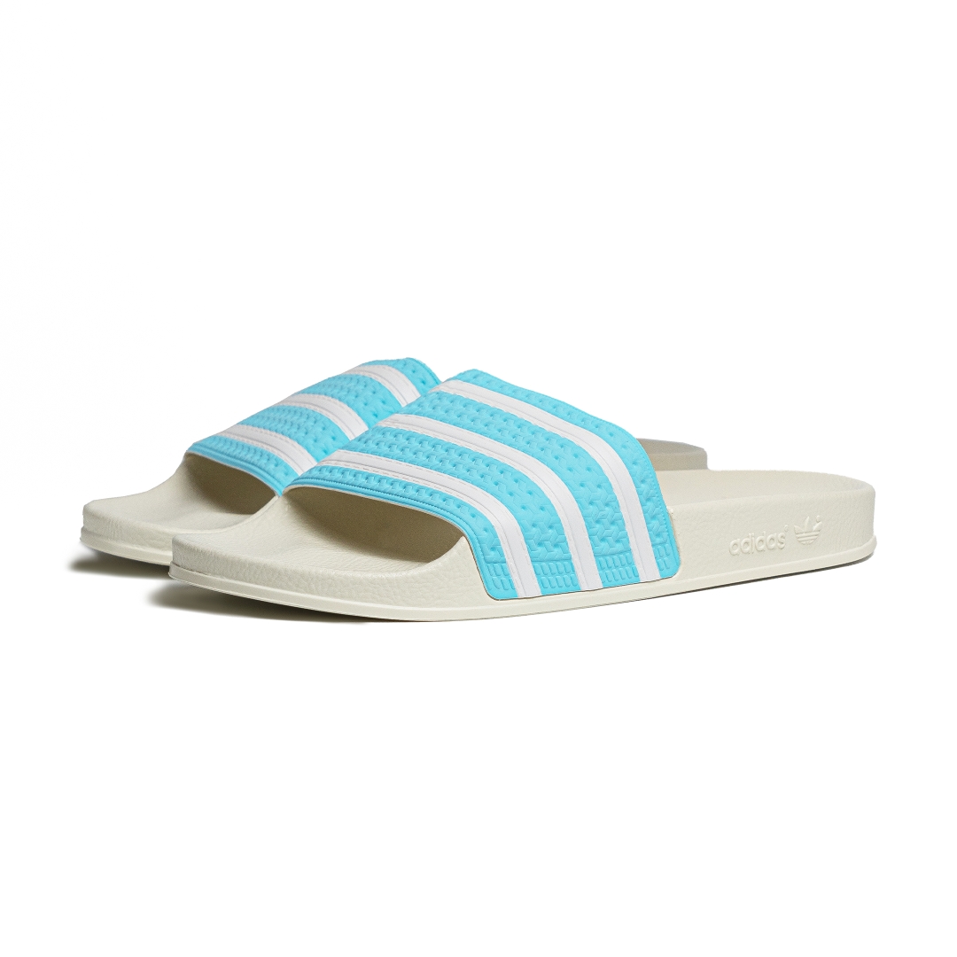 ADIDAS ADILETTE WHITE BLUE GY2098