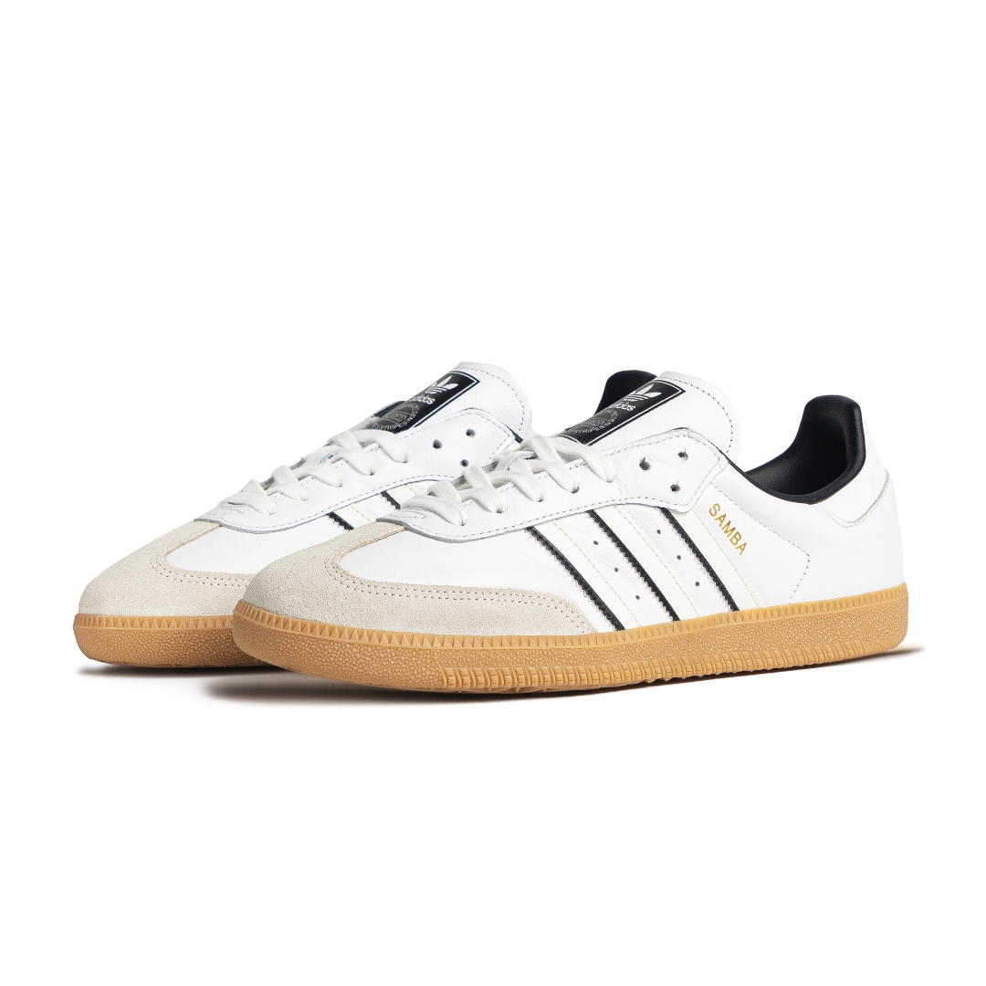 Adidas Samba OG Double White Black Gum IH5585