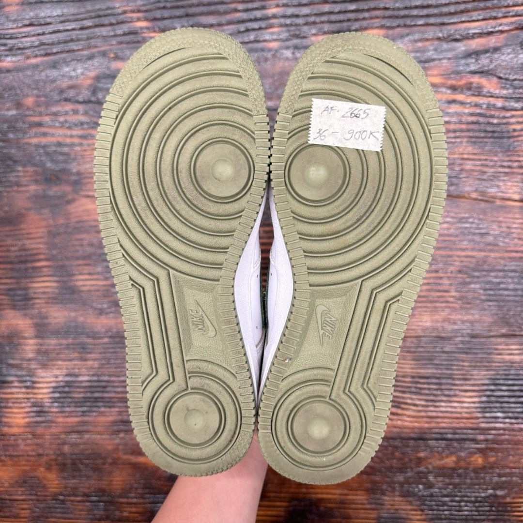 af2665 - Af1 Low By You White Green - 36