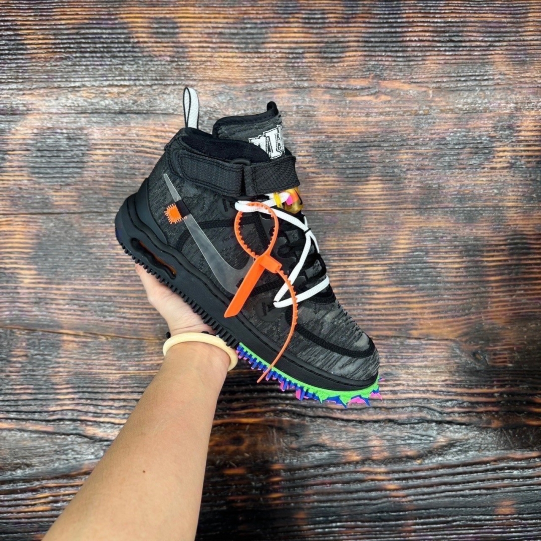 af2745 - AF1 Mid X OFF WHITE Black DS FB - 41