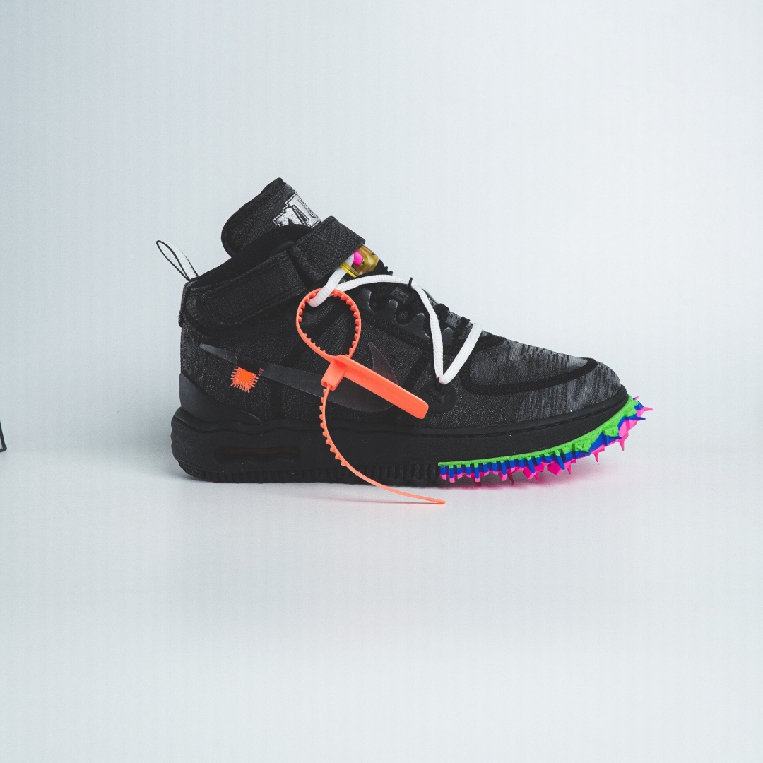 af2745 - AF1 Mid X OFF WHITE Black DS FB - 41