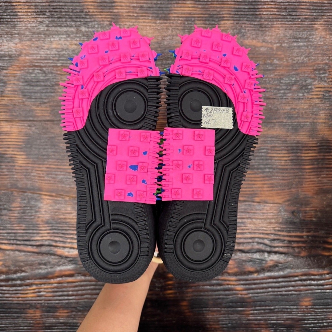 af2745 - AF1 Mid X OFF WHITE Black DS FB - 41