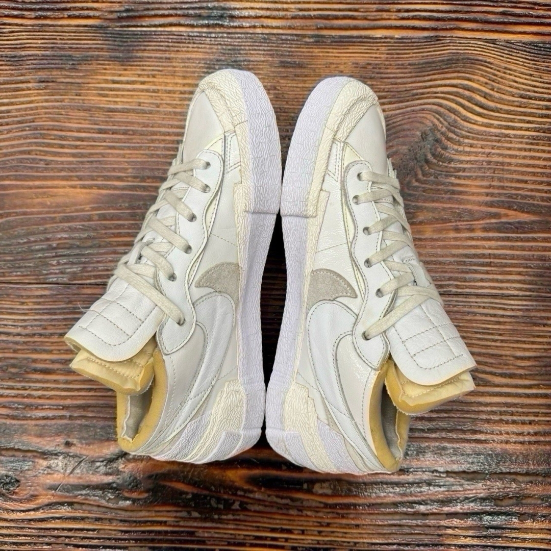 cs1798 - Blazer Low Sacai White Patent - 40.5