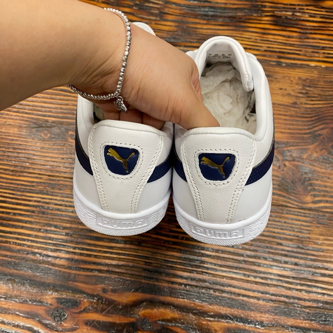 cs2465 - Puma Basket White Navy DS FB - 43