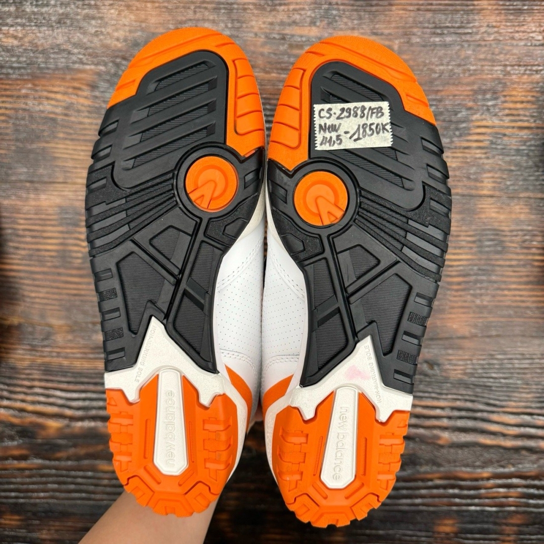 cs2690 - NBL550 WHITE ORANGE DS FB - 41.5