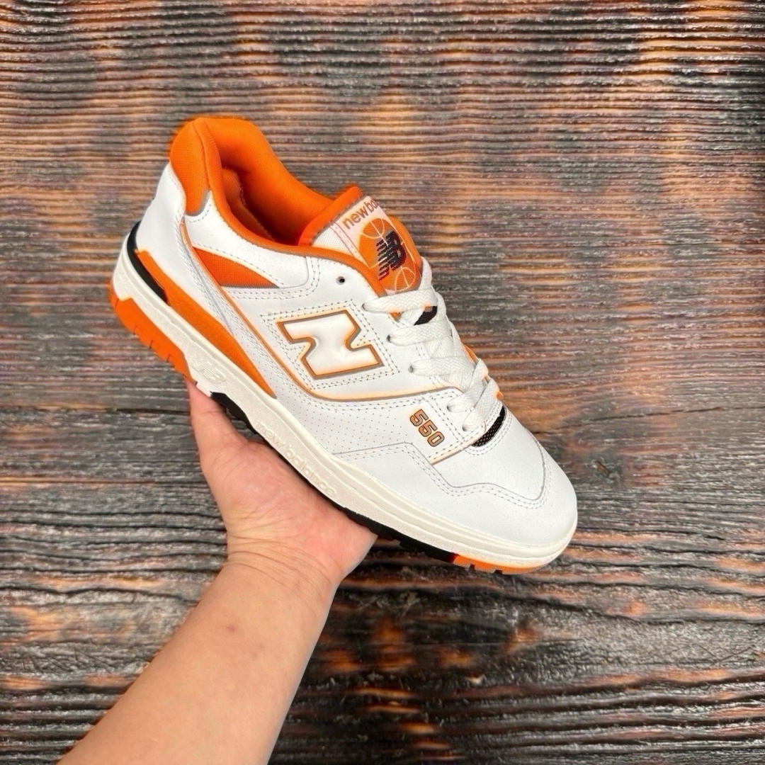 cs2690 - NBL550 WHITE ORANGE DS FB - 41.5