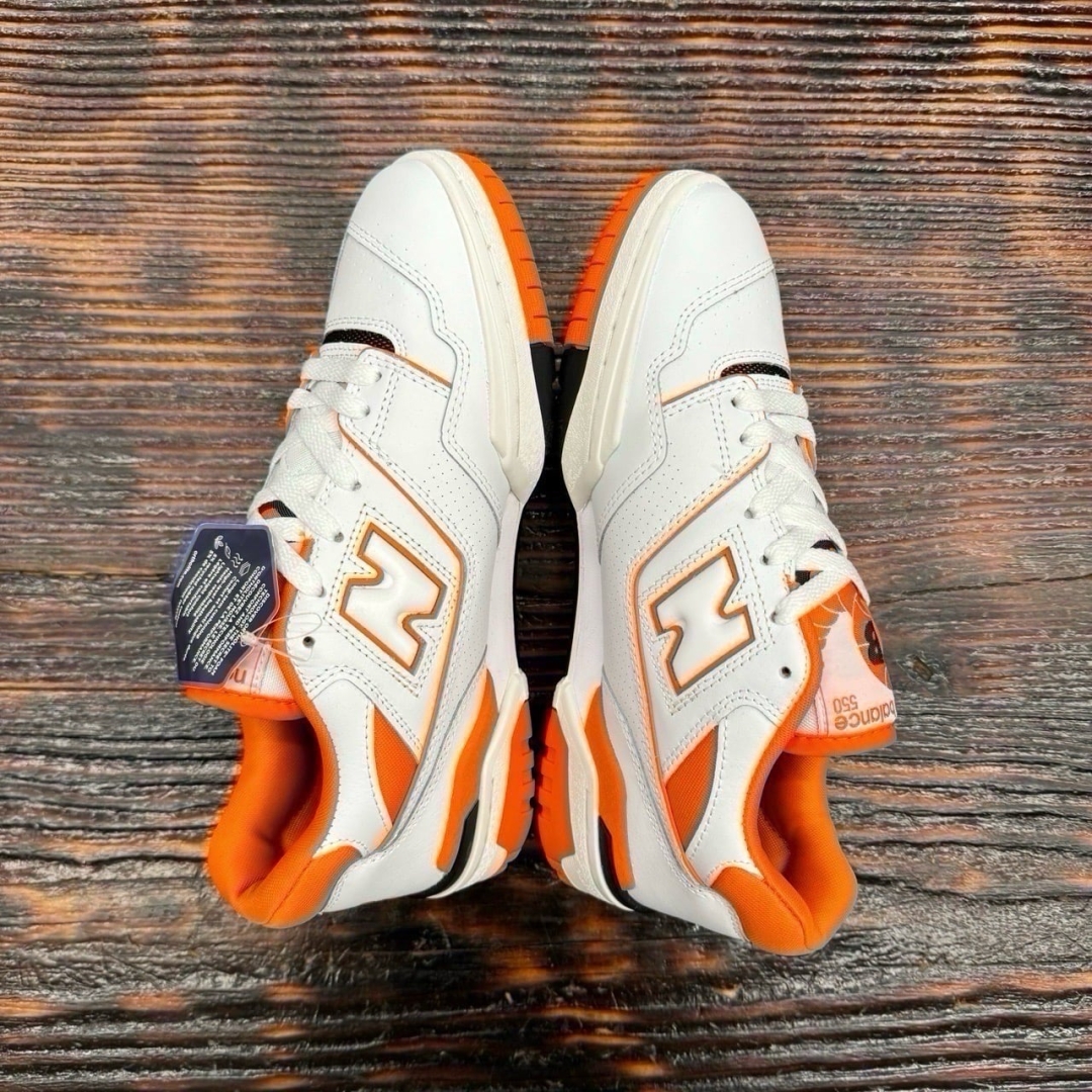 cs2690 - NBL550 WHITE ORANGE DS FB - 41.5