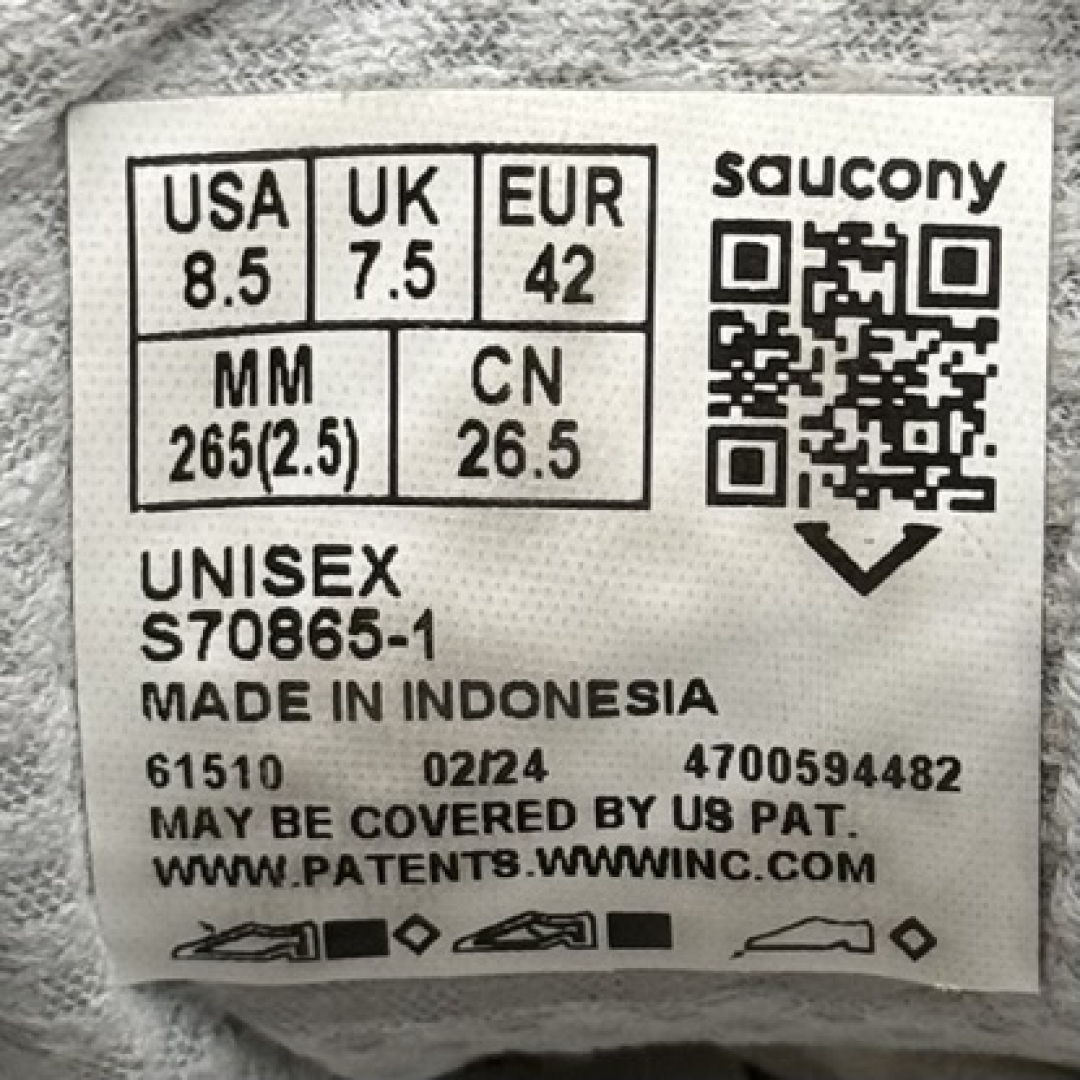 cs3257 - Saucony Triumph 4 Silver Green FB - 42