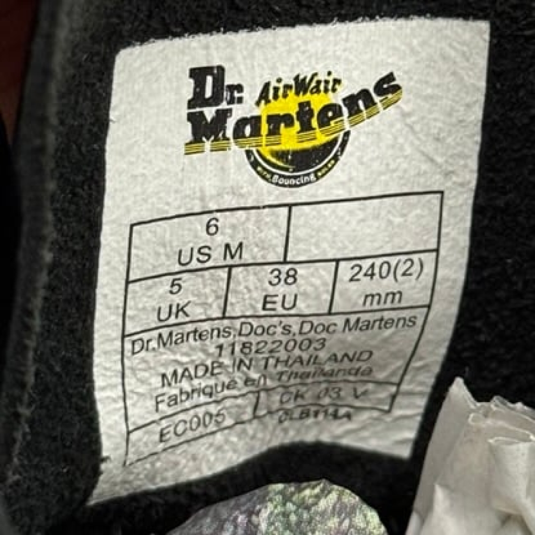 cs3511 - DR 1460 Greasy Black - 38