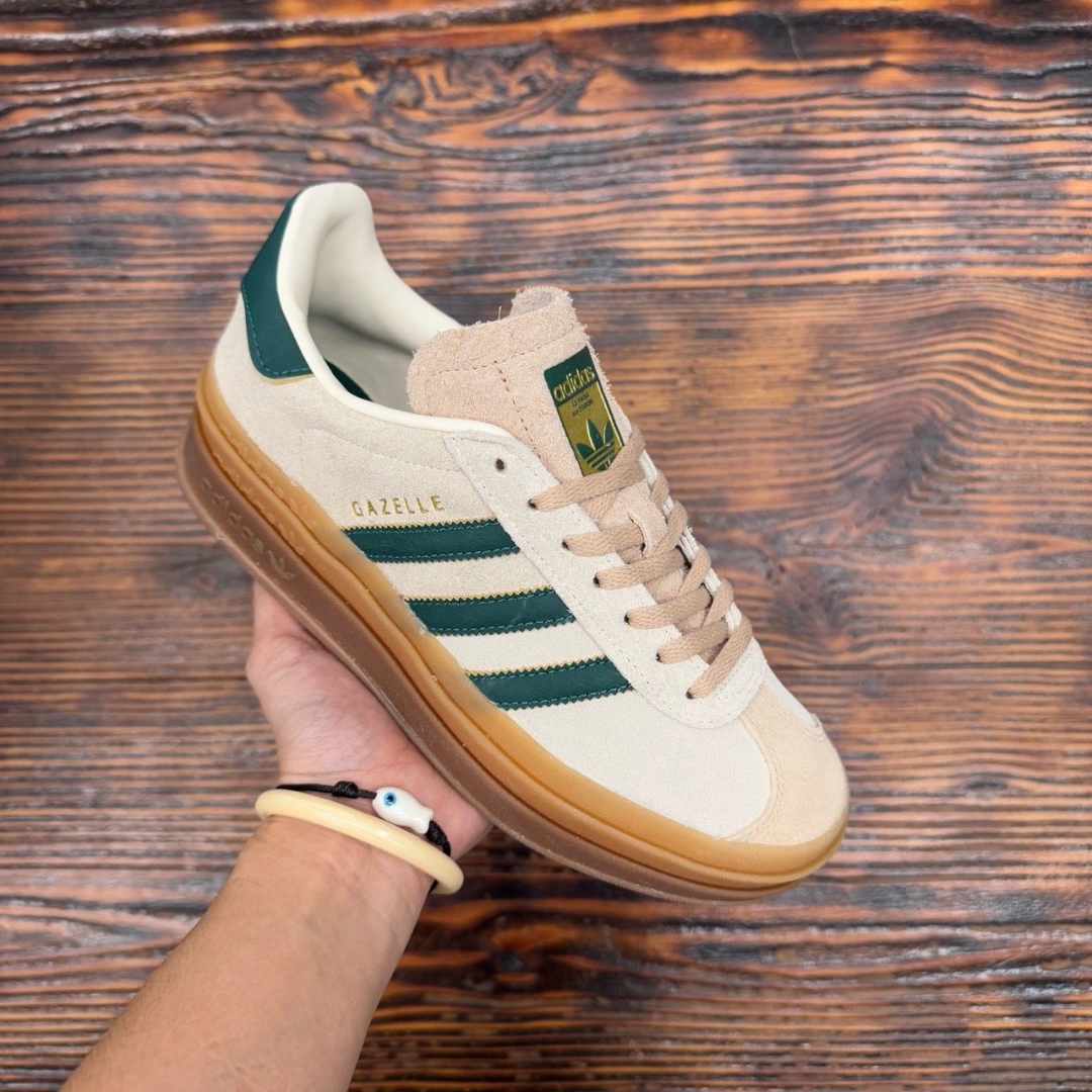 GAZELLE COLLEGIATE GREEN BEIGE DS FB