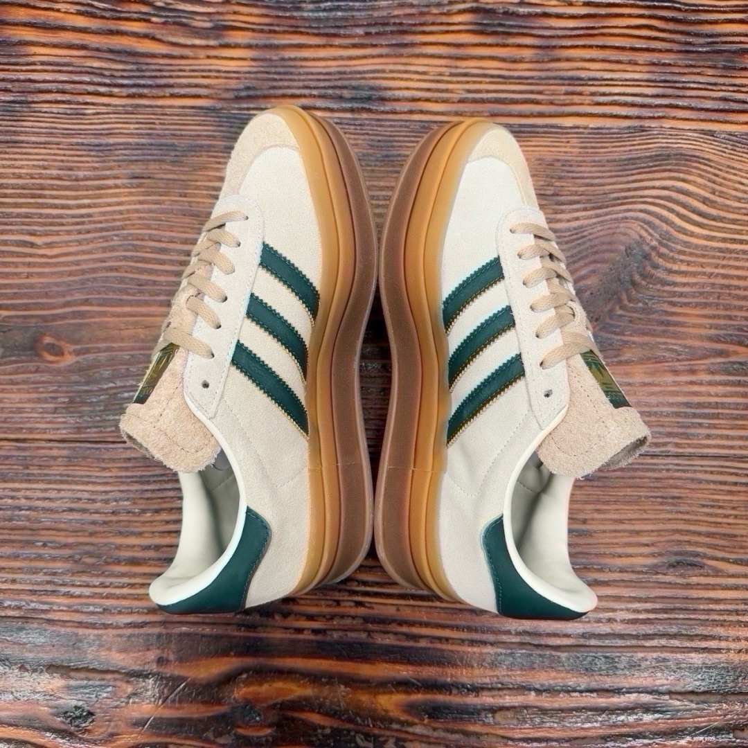 GAZELLE COLLEGIATE GREEN BEIGE DS FB