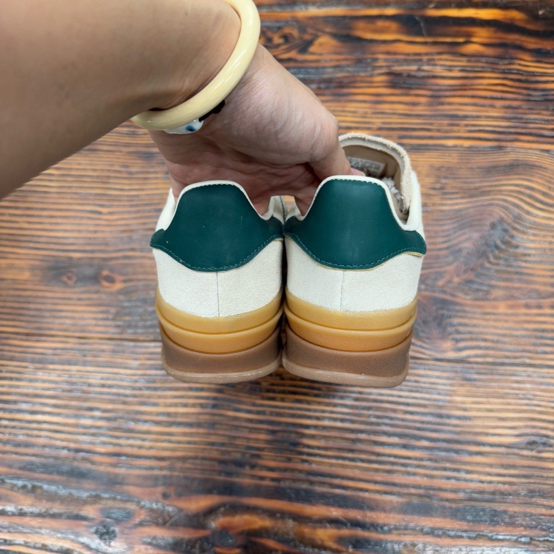GAZELLE COLLEGIATE GREEN BEIGE DS FB
