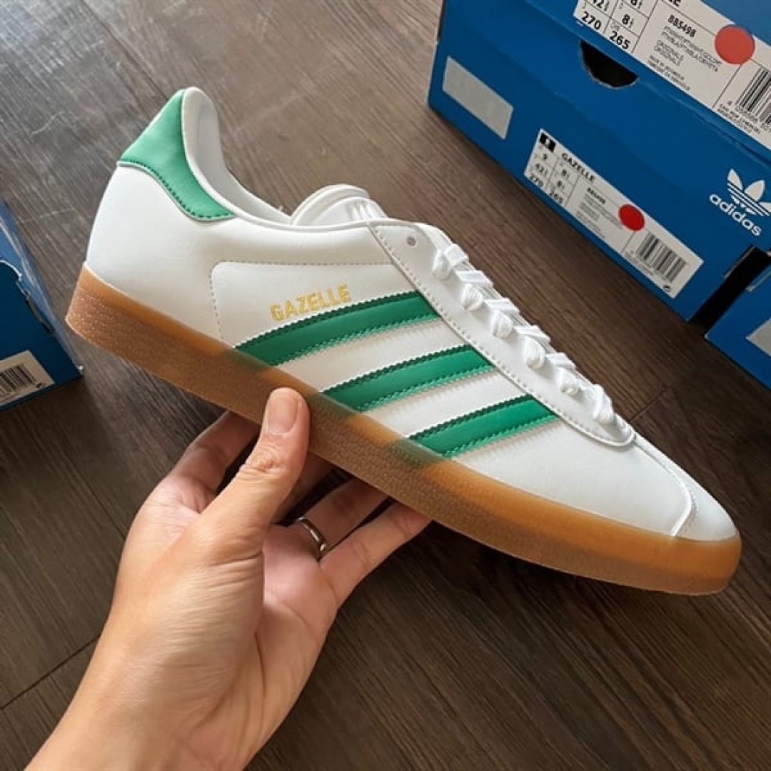 GAZELLE WHITE GREEN DS FB