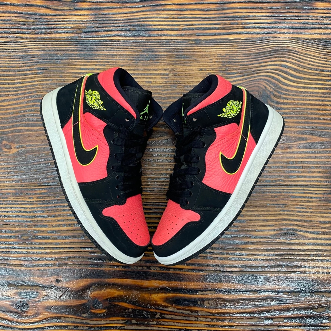 Jd1623 - 1s Mid Black Pink - 36.5