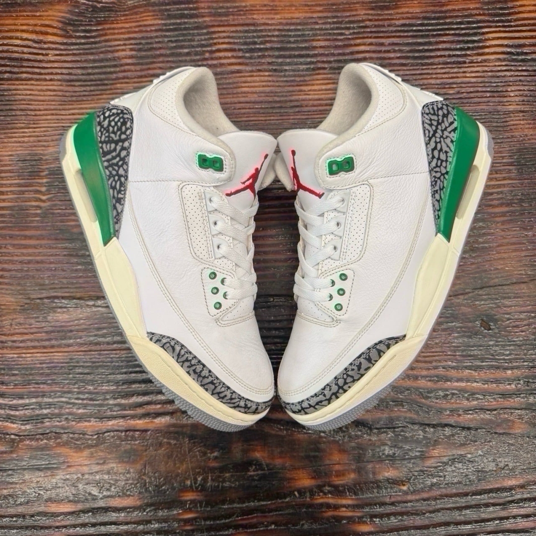 Jd2442 - Jordan 3 Lucky Green FB - 42.5