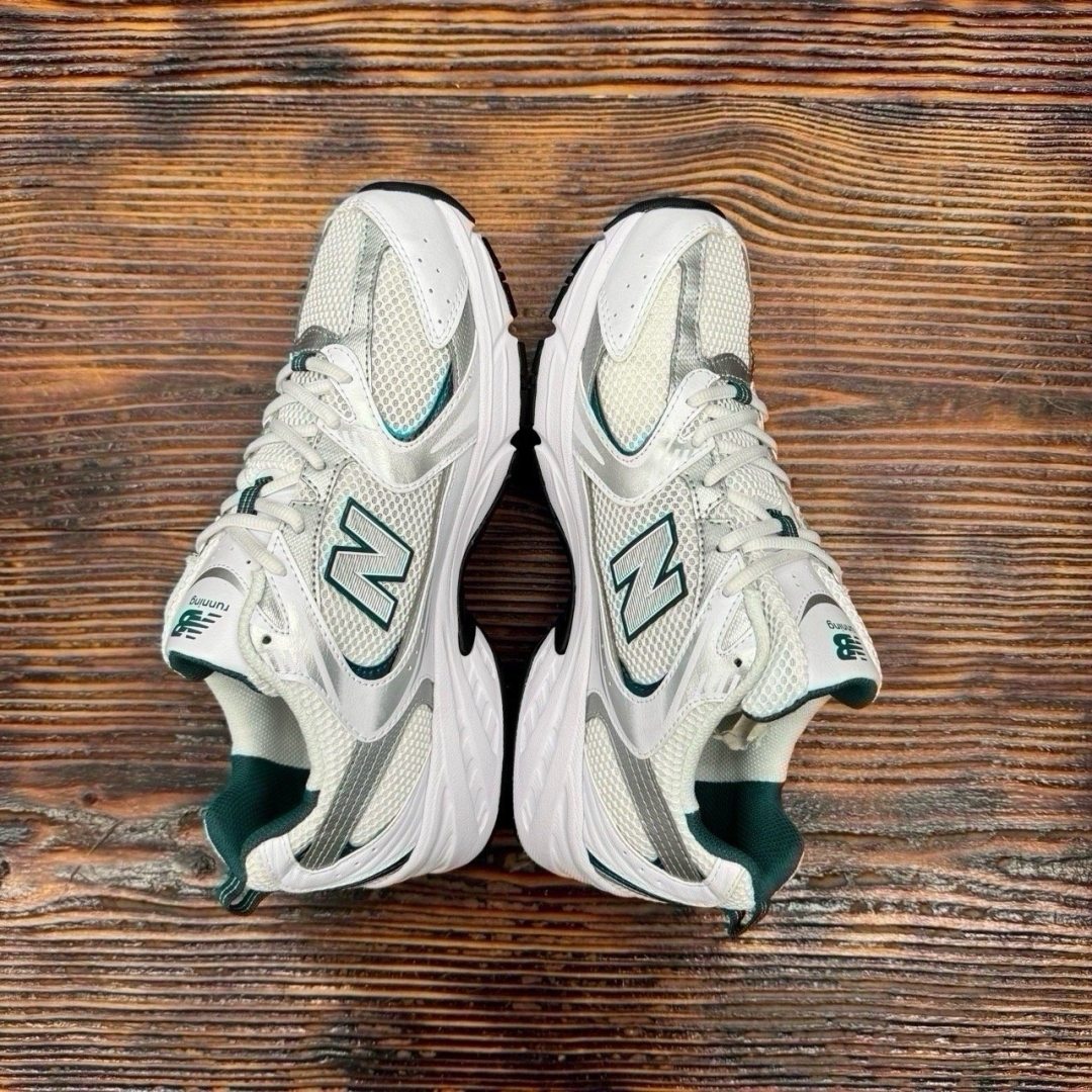 NBL530 WHITE SILVER GREEN DS