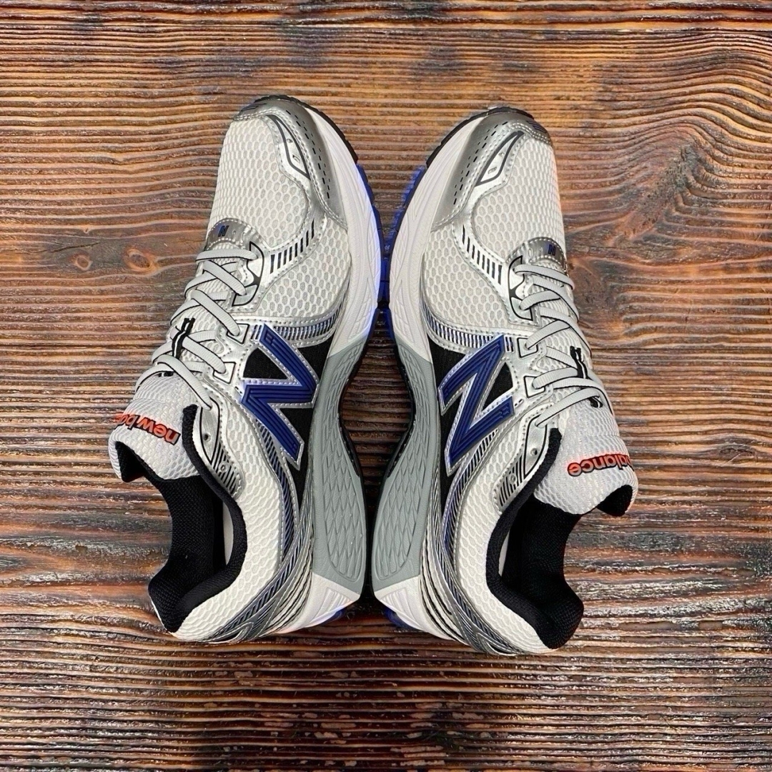 NBL860 WHITE TEAM ROYAL SILVER DS FB