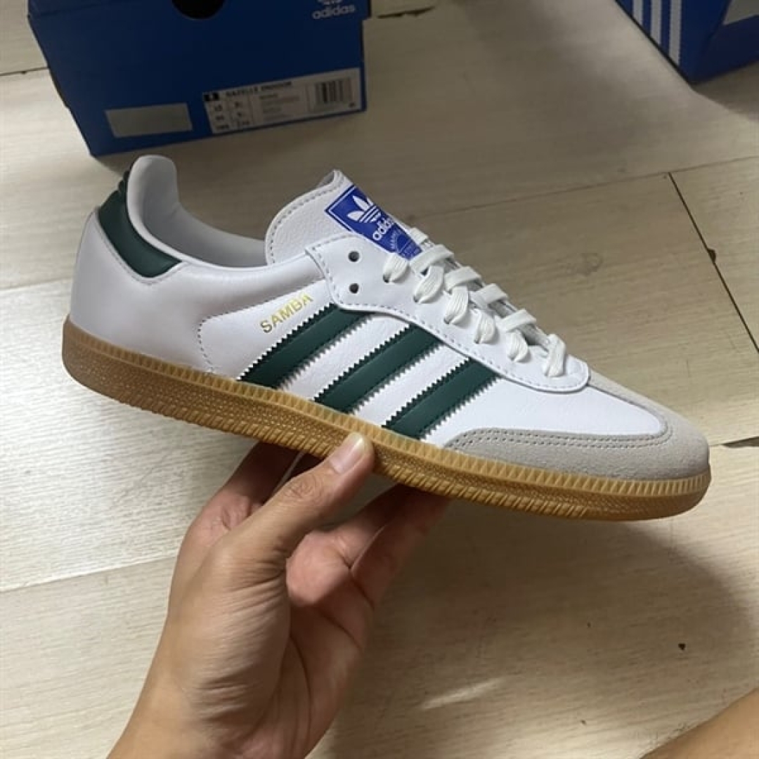 SAMBA OG WHITE COLLEGIATE GREEN GUM DS FB