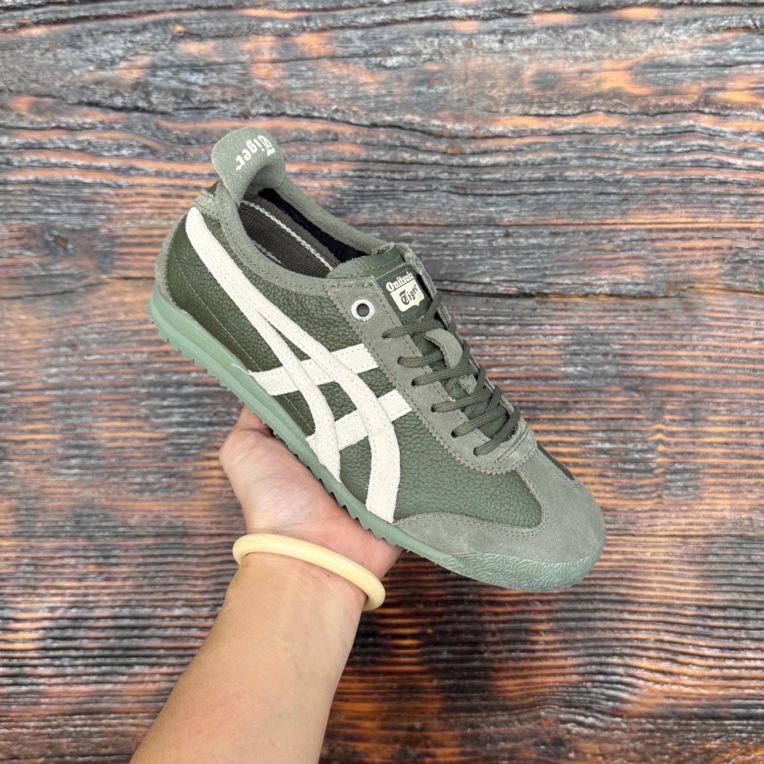 cs3983 - Onitsuka Tiger SD Vin Green Ivory DS FB - 36