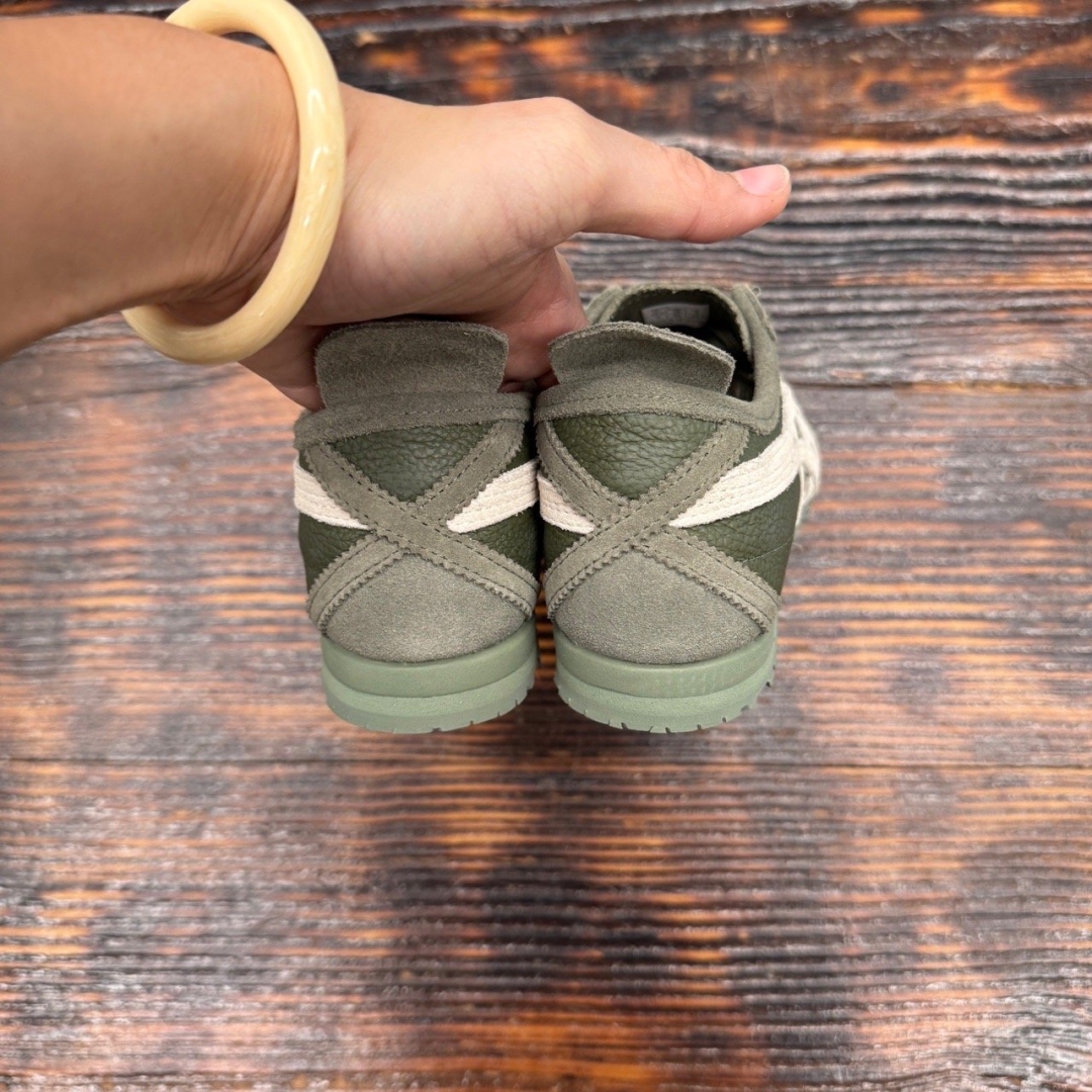 cs3983 - Onitsuka Tiger SD Vin Green Ivory DS FB - 36