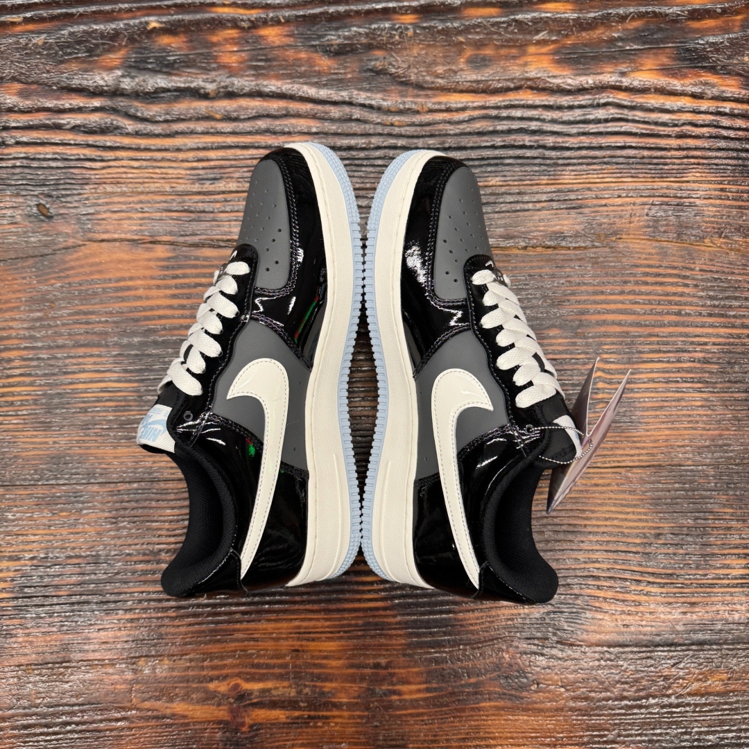 IB7676001 AF1 LOW BLACK IRON GREY DS