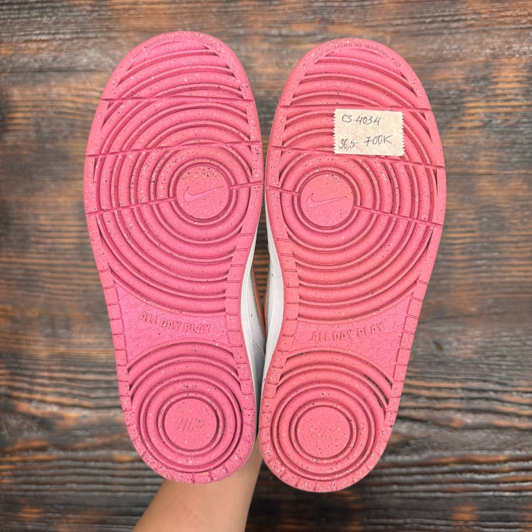 CS4034 - NIKE COURT BOROUGH WHITE PINK - 36,5