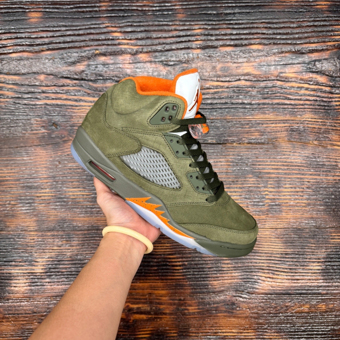 JD3174 - JORDAN 5 OLIVE DS FB - 44