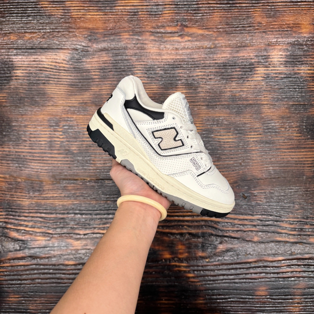 CS4057 - NEWBALANCE 550 CREAM BLACK FB - 36