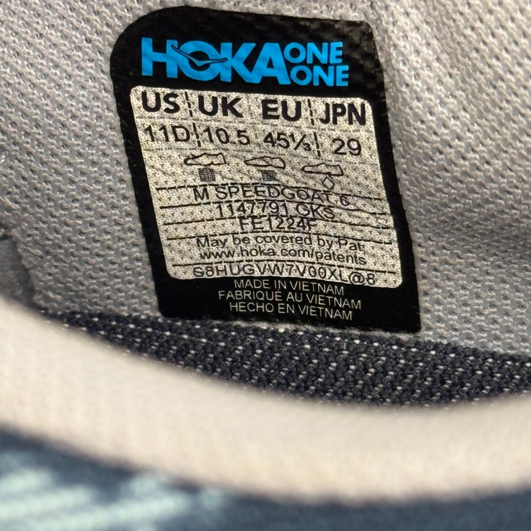 CS4060 - HOKA SPEEDGOAT 6 DS FB - 45