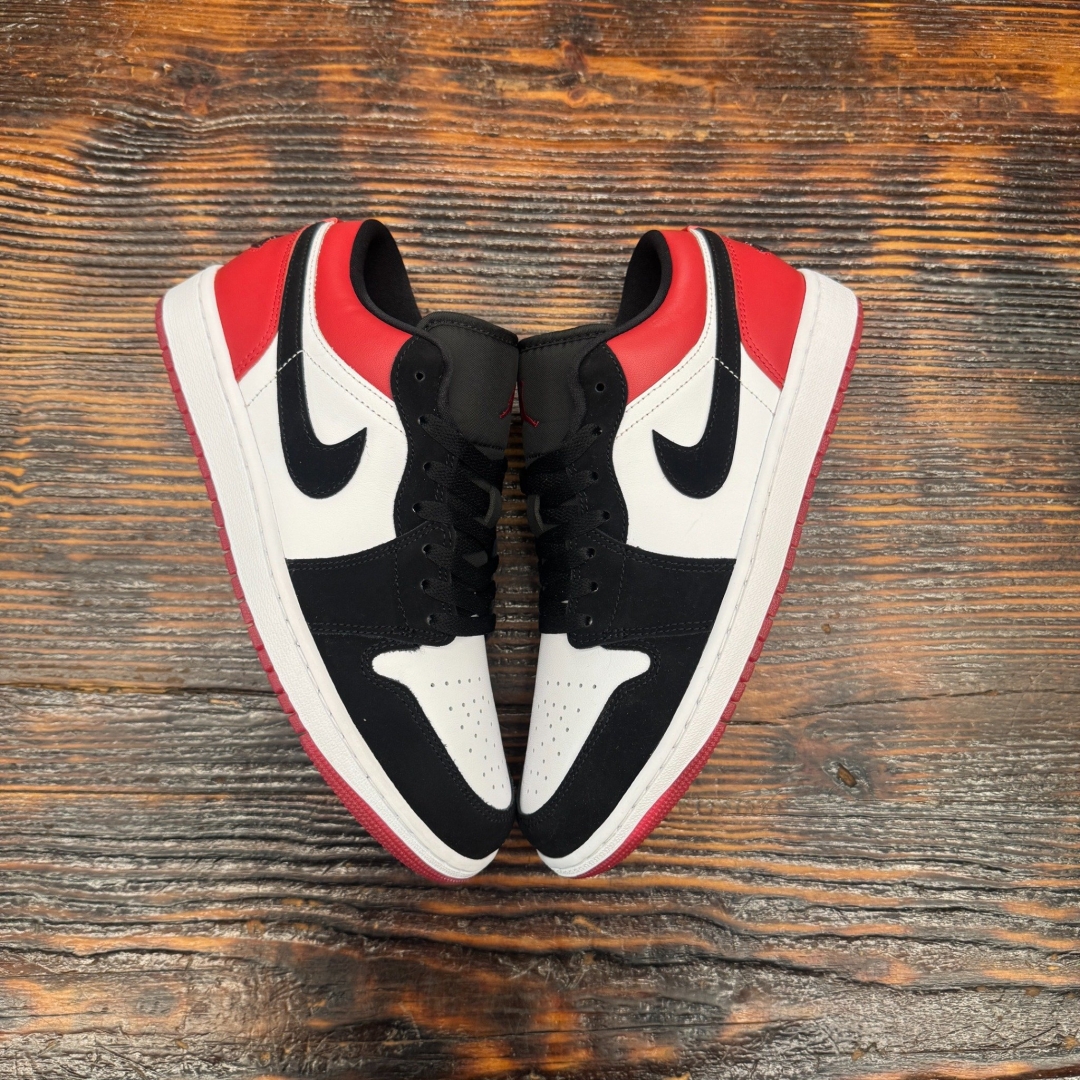 JD3182 - 1S LOW BLACK TOE 2025 DS FB - 43