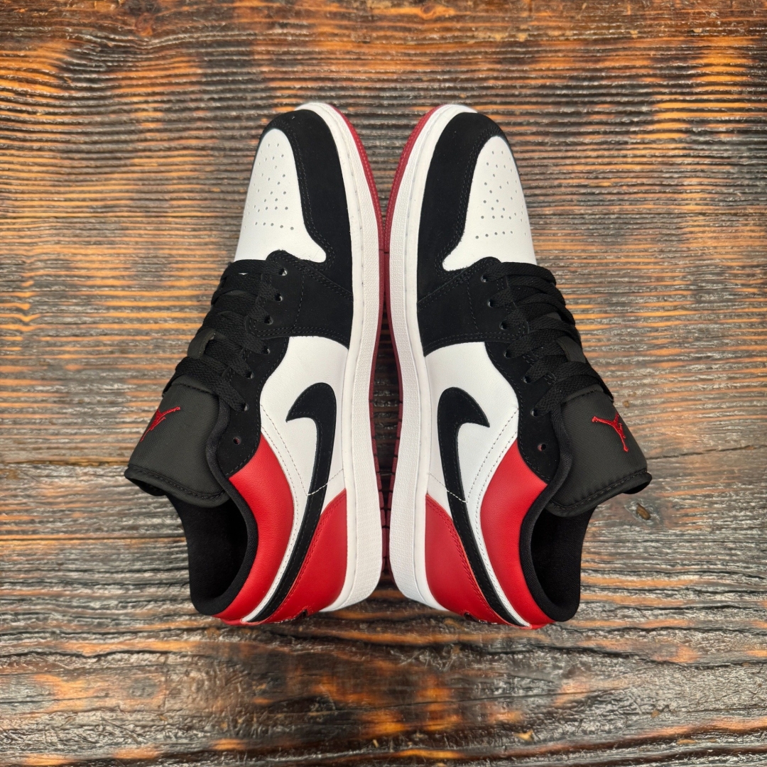 JD3182 - 1S LOW BLACK TOE 2025 DS FB - 43