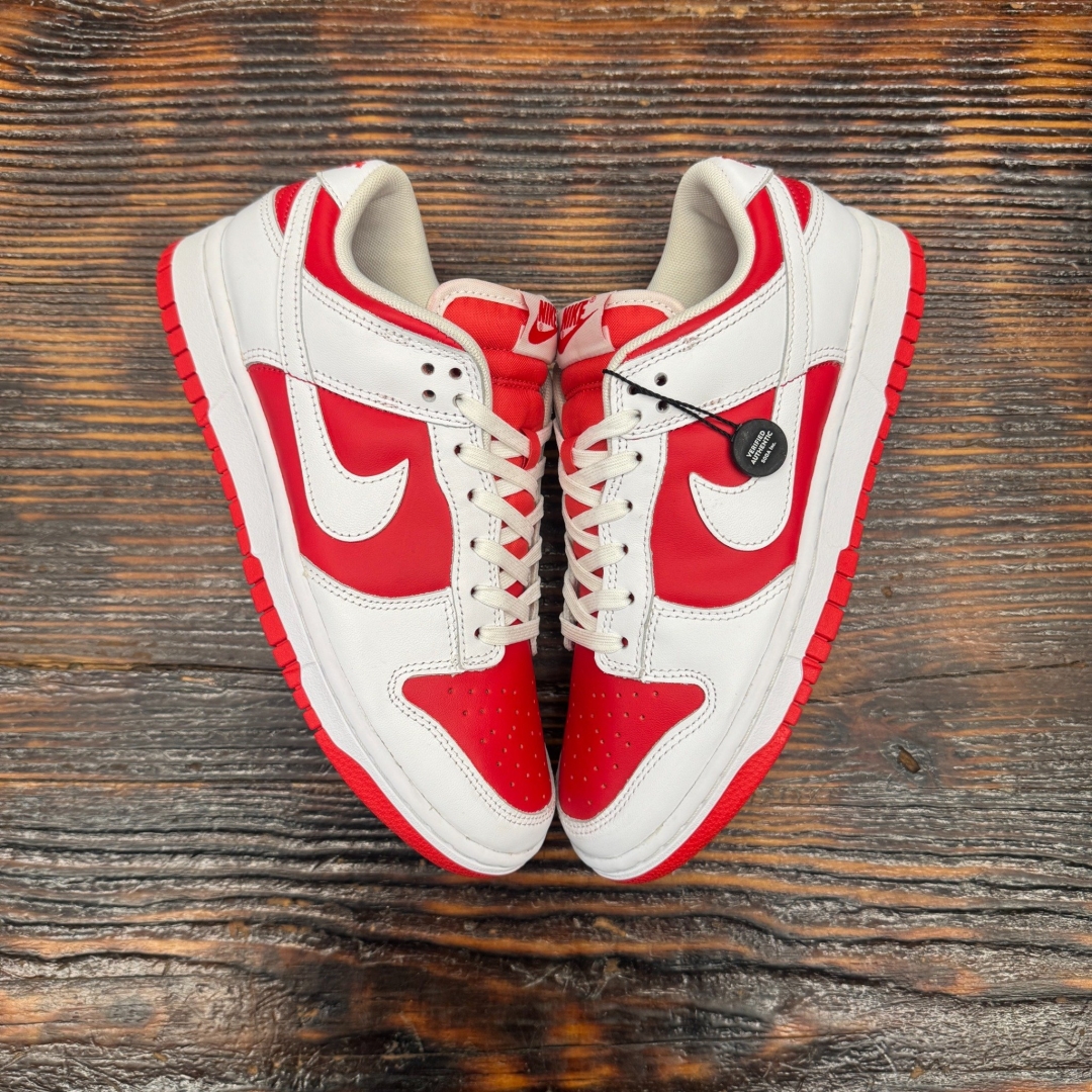 DU465 - NIKE DUNK WHITE UNIVERSITY RED DS FB - 40