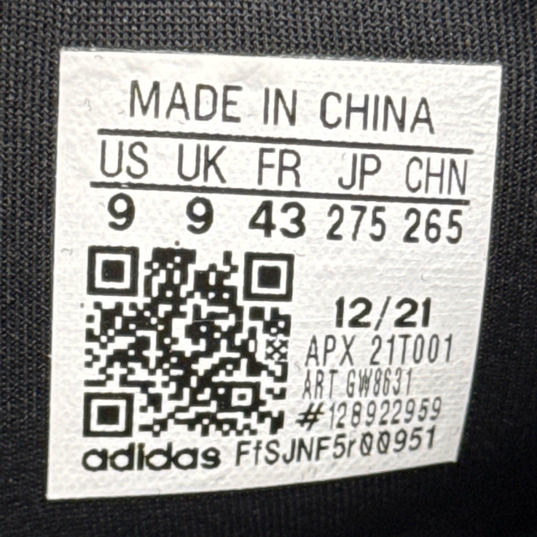 CS4130 - ADIDAS Y-3 SLIDE BLACK - 43