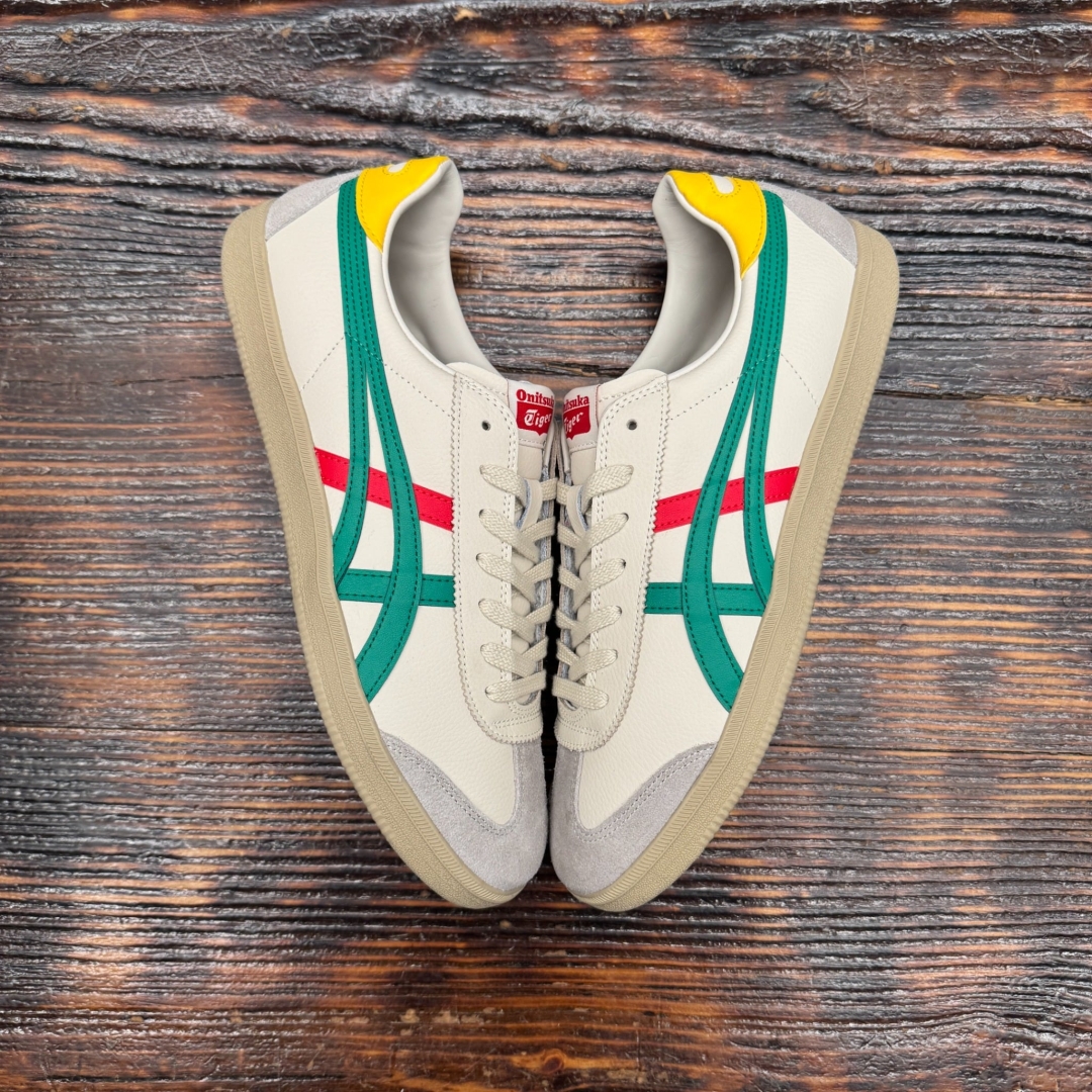 CS4187 - ONITSUKA TIGER TOKUTEN WHITE GREEN FB - 45