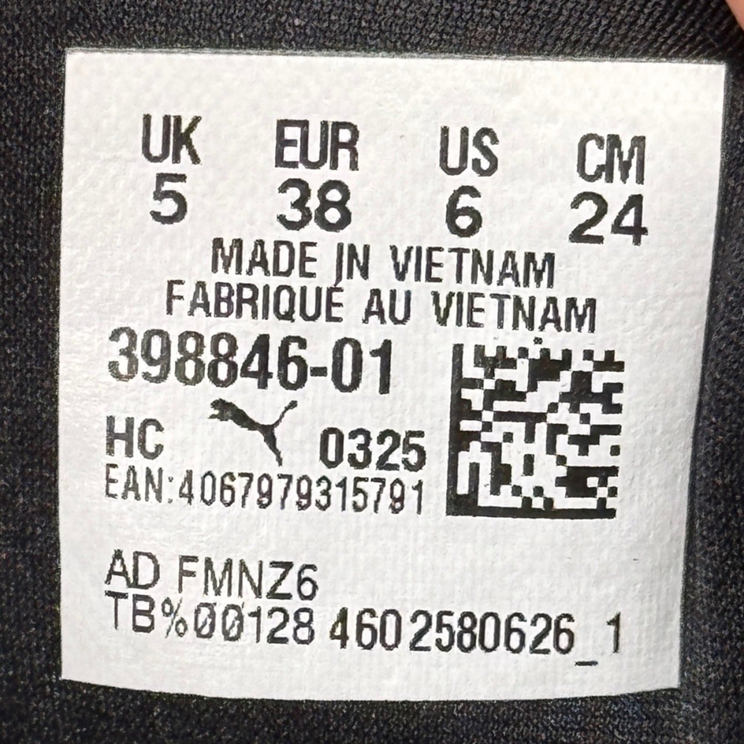 CS4205 - PUMA SPEEDCAT BLACK FB - 38