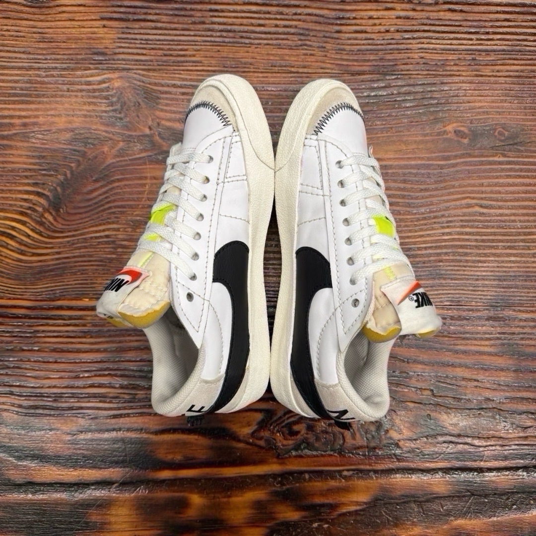 CS4279 - NIKE BLAZER LOW JUMBO WHITE BLACK - 40