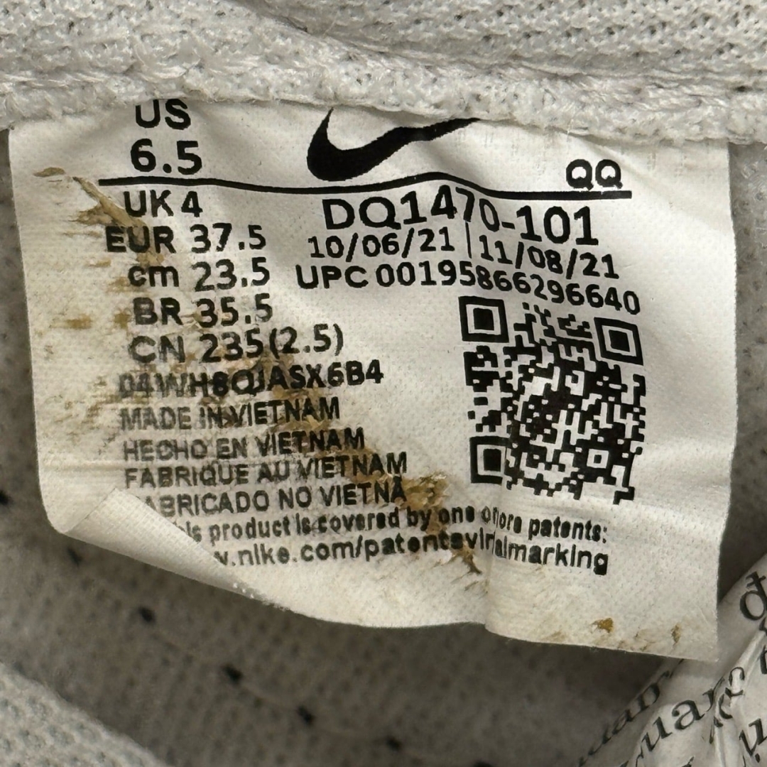 CS4303 - NIKE BLAZER LOW JUMBO WHITE BLACK - 37,5