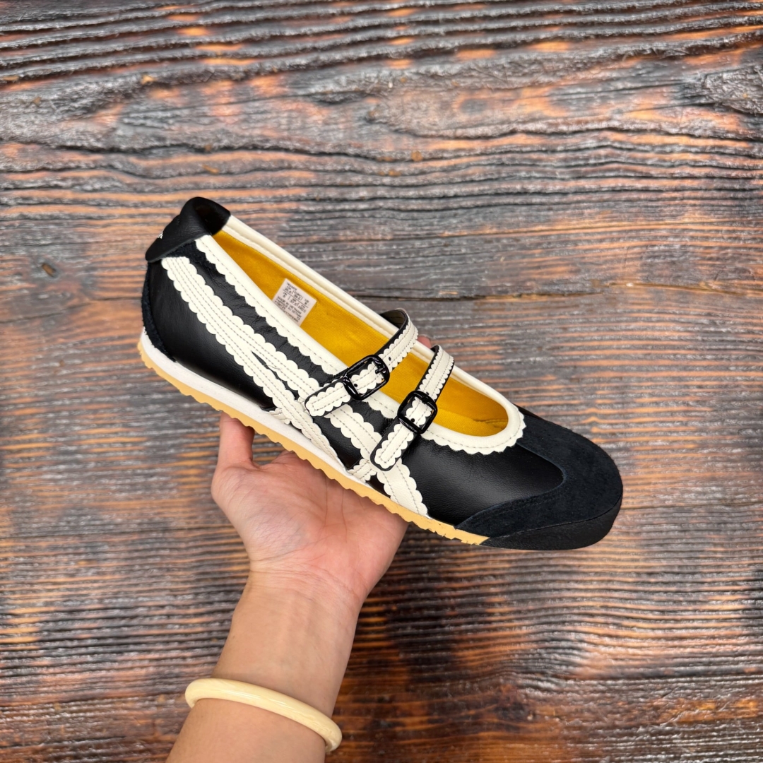 CS4321 - ONITSUKA TIGER 66 TGRS BLACK CREAM DS - 39,5