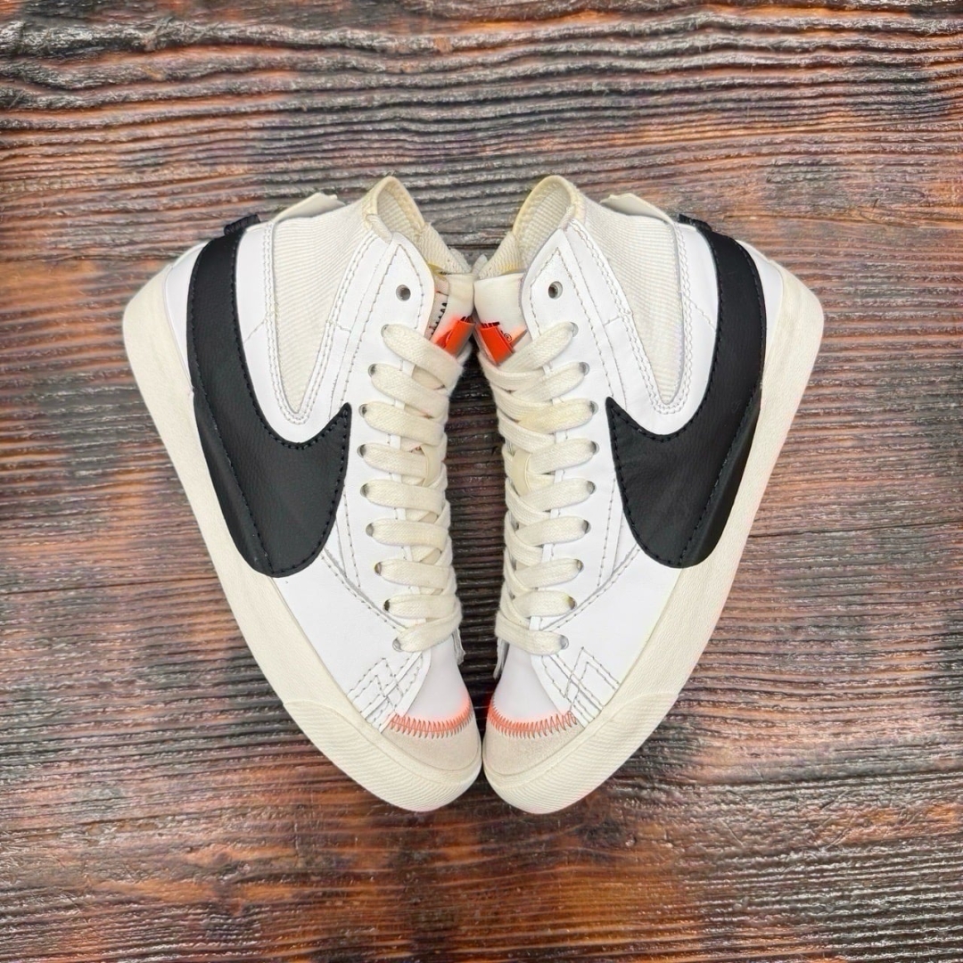 CS4372 - NIKE BLAZER MID JUMBO WHITE BLACK - 42